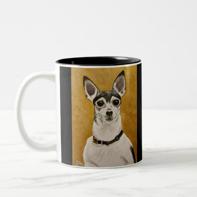 Toy Fox Terrier Mug (Left)