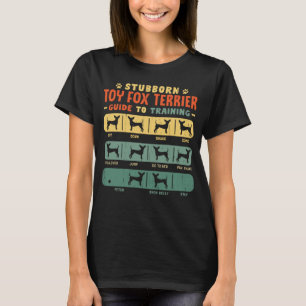 Toy Fox Terrier Mum Dad  Headed Vintage T-Shirt