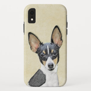 Toy Fox Terrier Painting - Cute Original Dog Art Case-Mate iPhone Case