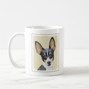 Toy Fox Terrier Painting - Cute Original Dog Art Coffee Mug