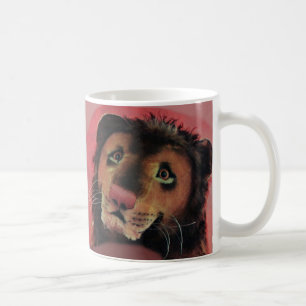 toy lion head coffee mug