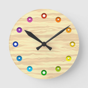 Toy Maker Round Clock