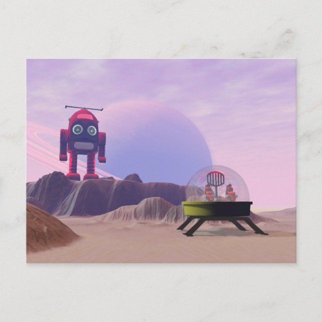 Toy Moon Walker Scene Postcard (Front)