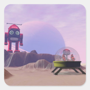 Toy Moon Walker Scene Sticker