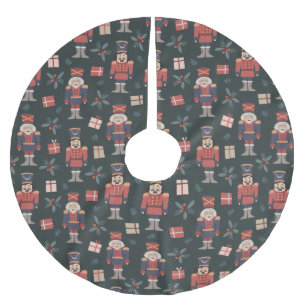 Toy Nutcrackers Brushed Polyester Tree Skirt
