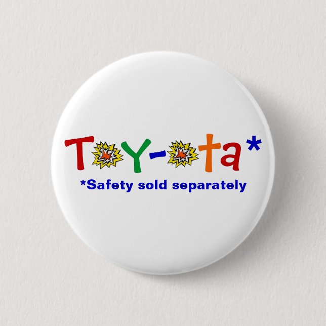 Toy-ota 6 Cm Round Badge (Front)