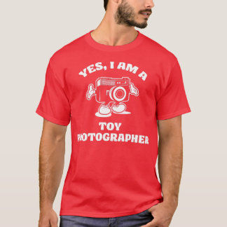 Toy Photography Miniature Photographer Camera Arti T-Shirt