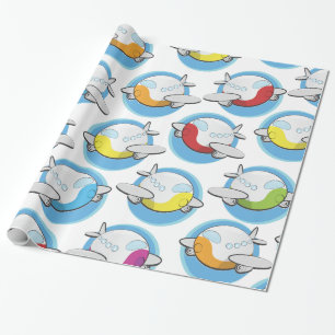 Toy Planes Wrapping Paper