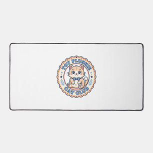 Toy Plushie Cat Cute Cat T-Shirt Design - Toy Plus Desk Mat