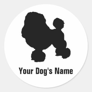Toy Poodle トイ・プードル Classic Round Sticker