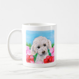 Toy poodle,  Bichon frise, Maltese, Fluffy dog  Coffee Mug