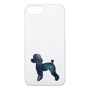 Toy Poodle Black Watercolor Silhouette Case-Mate iPhone Case
