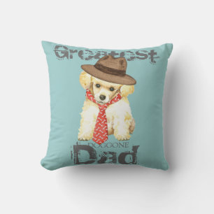 Toy Poodle Dad Cushion