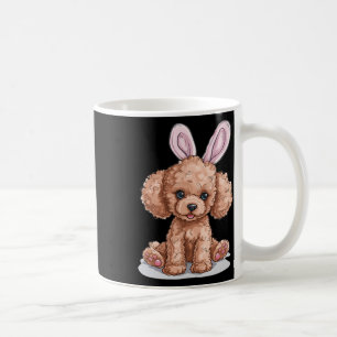 Toy Poodle Dog Breed Happy Easter Men Women Kids Coffee Mug