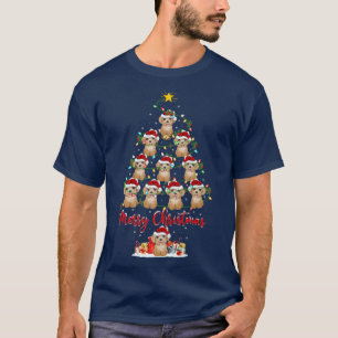 Toy Poodle Dog Xmas Matching Santa Toy Poodle Chri T-Shirt