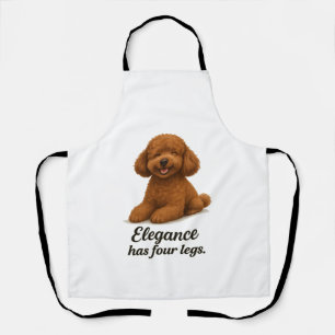 Toy Poodle � Elegance Has Four Legs Apron