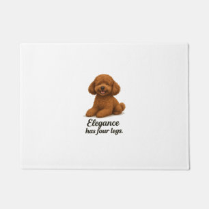 Toy Poodle � Elegance Has Four Legs Doormat