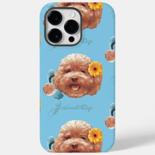 Toy Poodle Happy Face Case-Mate iPhone 14 Pro Max Case