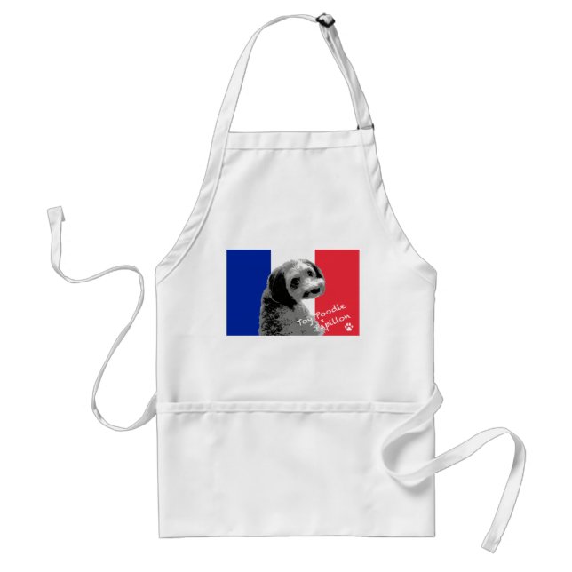 Toy Poodle × Papyon Apron (Front)