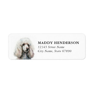 Toy Poodle Return Address Labels
