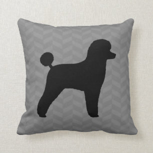 Toy Poodle Silhouette Cushion