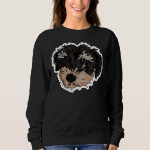 Toy Poodle Sticker Sweatshirt