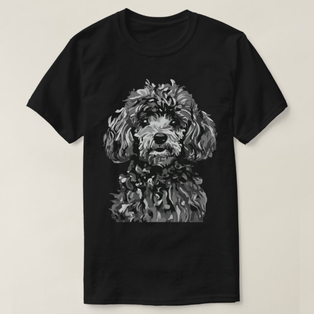 Toy Poodle T-Shirt (Design Front)