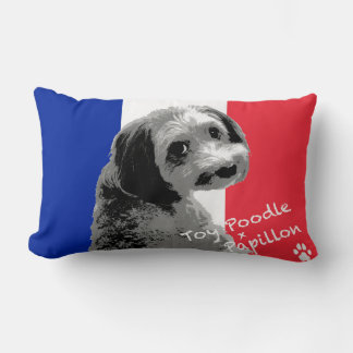 Toy Poodle x Papillon Lumbar Cushion