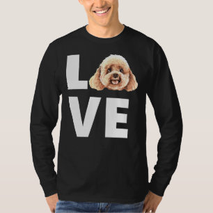 Toy Poodles Love Toy Poodle Lover Miniature Pood T-Shirt