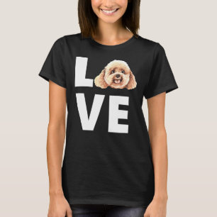 Toy Poodles Love Toy Poodle Lover Miniature Pood T-Shirt