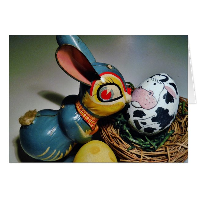 Toy Rabbit and  cow egg (Front Horizontal)
