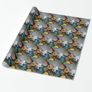 Toy Rabbit and cow egg Wrapping Paper