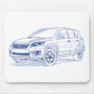 Toy Rav4 2011 Mouse Pad