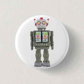 Toy Robot 3 Cm Round Badge