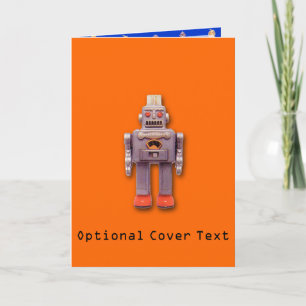 Toy Robot Custom Greeting Card