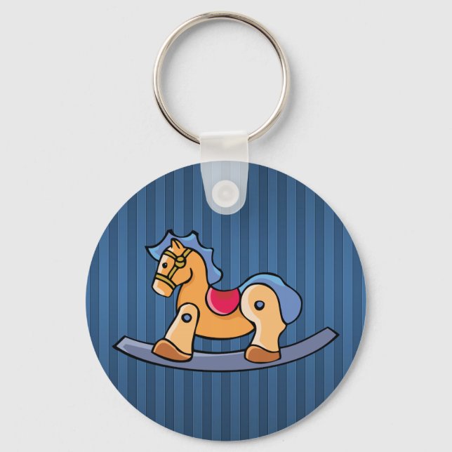 Toy Rocking Horse Key Ring (Front)