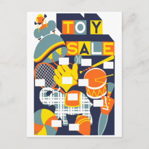 Toy Sale Postcard