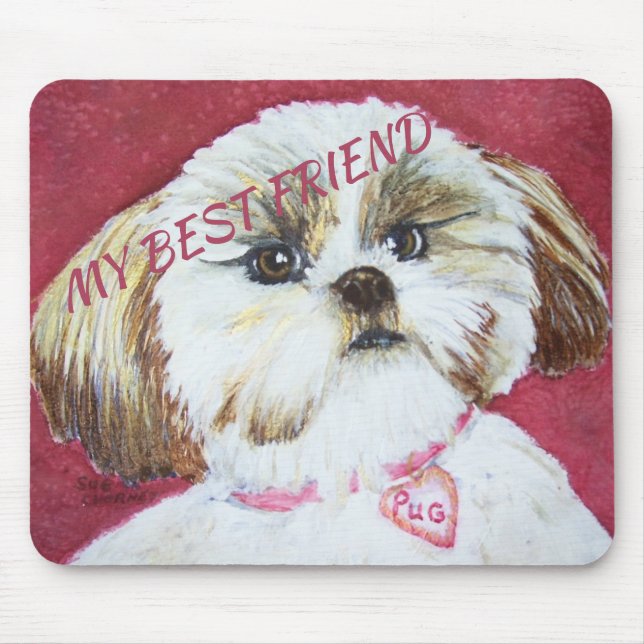TOY SHIH TZU MIX MOUSE PAD (Front)
