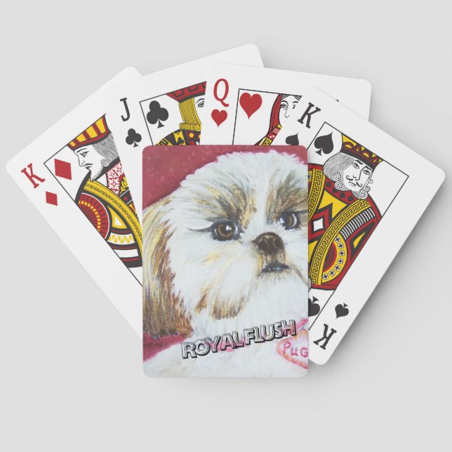 TOY SHIH TZU PLAYING CARDS (Back)