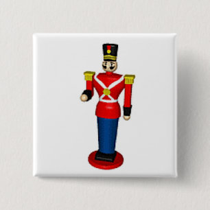Toy Soldier 15 Cm Square Badge