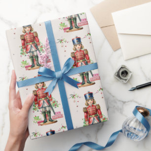 Toy Soldier Christmas Tree Wrapping Paper