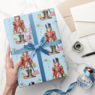 Toy Soldier Christmas Tree Wrapping Paper