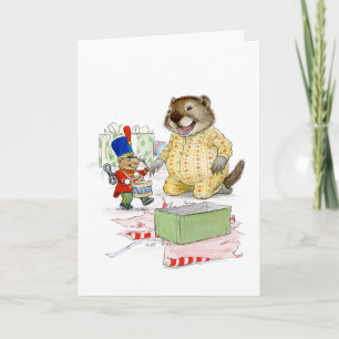 Toy soldier for Christmas card