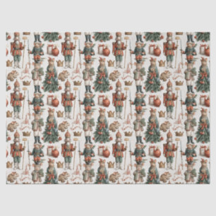 Toy Soldier Mice Christmas Pattern Tissue Paper