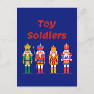 Toy Soldier Nutcrackers Postcard