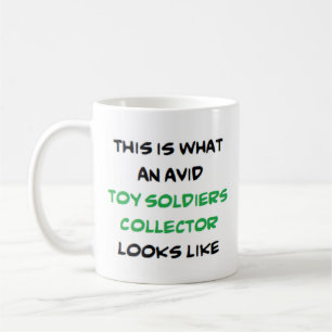 toy soldiers collectors, avid coffee mug