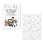 Toy Story Baby Shower Books for Baby Insert Card