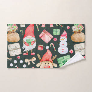 Toy Story Merry Christmas Pattern Modern Hand Towel