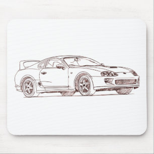 Toy Supra 1996 sketch Mouse Pad