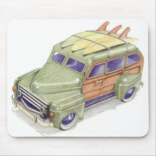 Toy Surf Car Mousepad